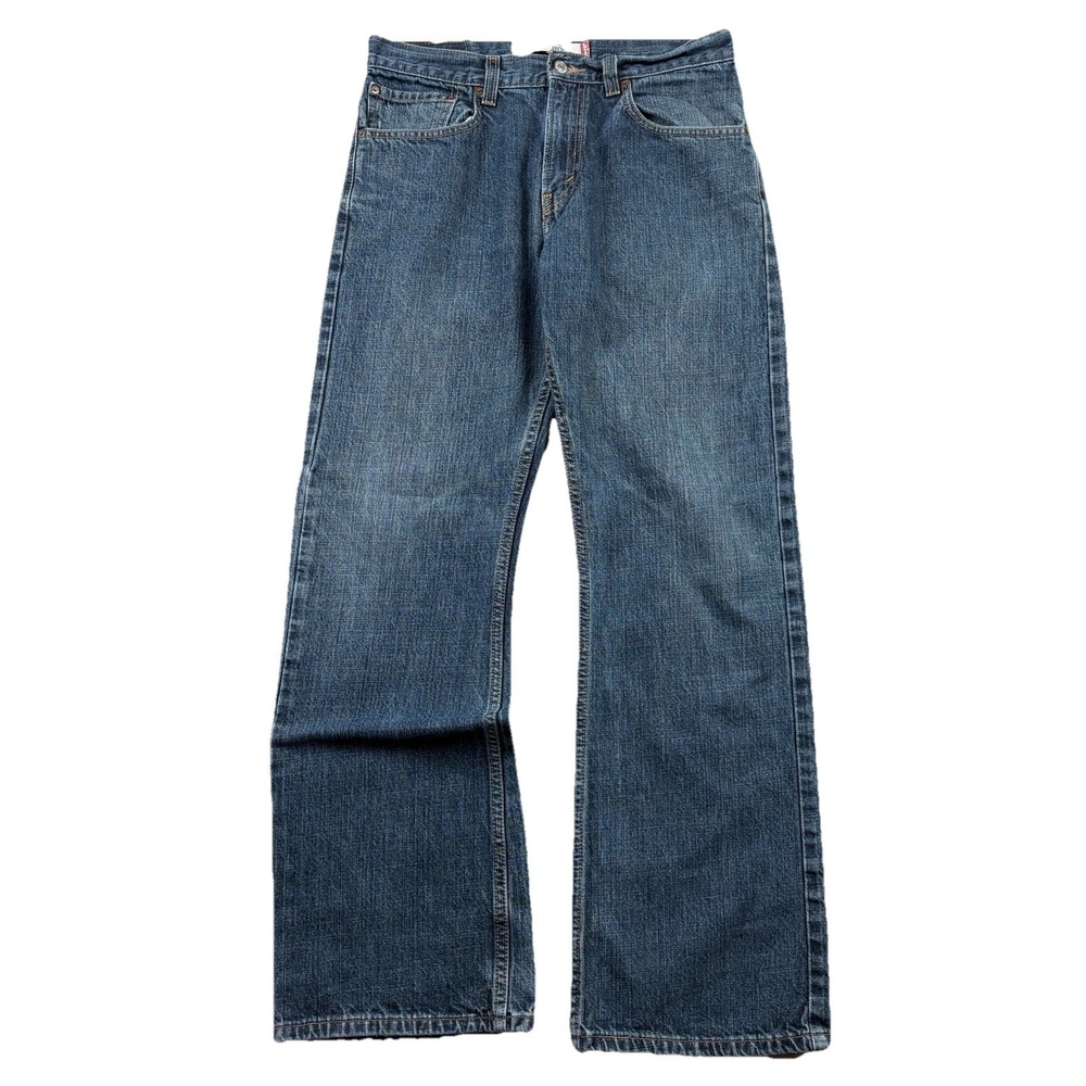 Levi's Jeans Mens 31x32 Blue 557 Relaxed Bootcut Grunge Western Y2K Rare Defunct